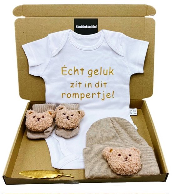 Kraamcadeau brievenbus, brievenbus kraamcadeau met romper, babymuts en babysokjes - meerdere kleuren - cadeau zwangerschap, kan ook rechtstreeks als cadeau worden verzonden van Toffey — afbeelding 5