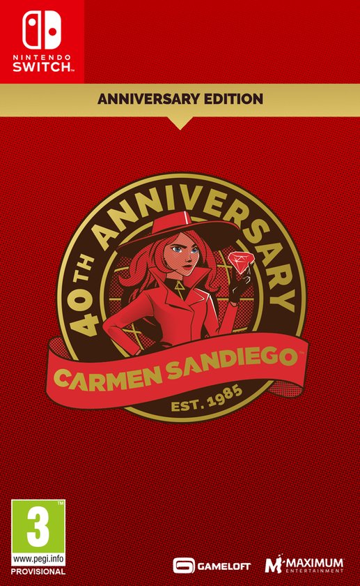 Carmen Sandiego 40th Anniversary – Nintendo Switch