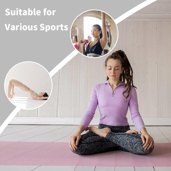 Jeflex - Blauwe inklapbare zachte vloermatten, 180 x 60 x 6 cm, made in Germany, draagbare gymnastiekmat, ruimtebesparende fitnessmat en yogamat, speelmat voor kinderkamer