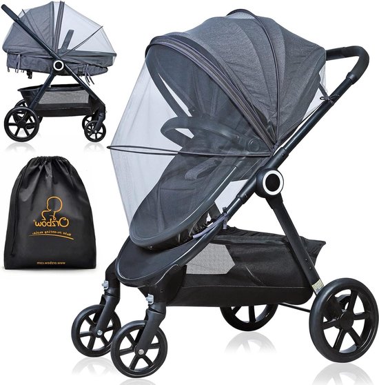 Muggennet, Kinderwagen, Insectenbescherming, Muggennet Voor Buggy Reisbed Universeel Merk Lemeso