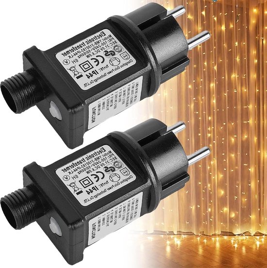 LED-voeding 31V - IP44 driver - 8 modi - stekker kerstverlichting - 6W ...