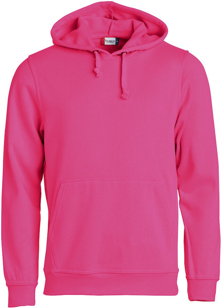 Clique Basic hoody Helder Kersen maat XL