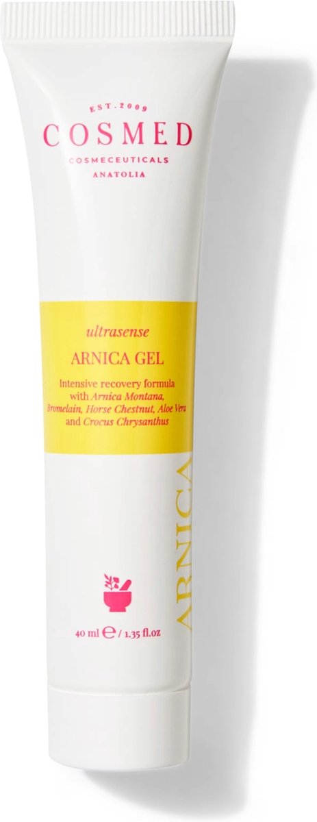 Cosmed Ultrasense – Arnica Gel – Bruise and Edema Remover – Effectief tegen blauwe plekken, oedeem, zwelling & ontstekingen, verzacht de gevoelige huid – 40ml
