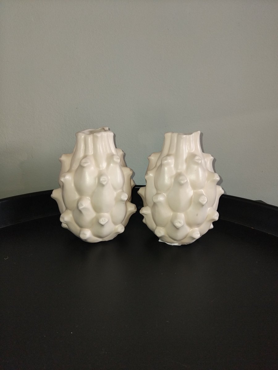 Light & Living Vaas Taya 12x 16 cm Creme Light & Living