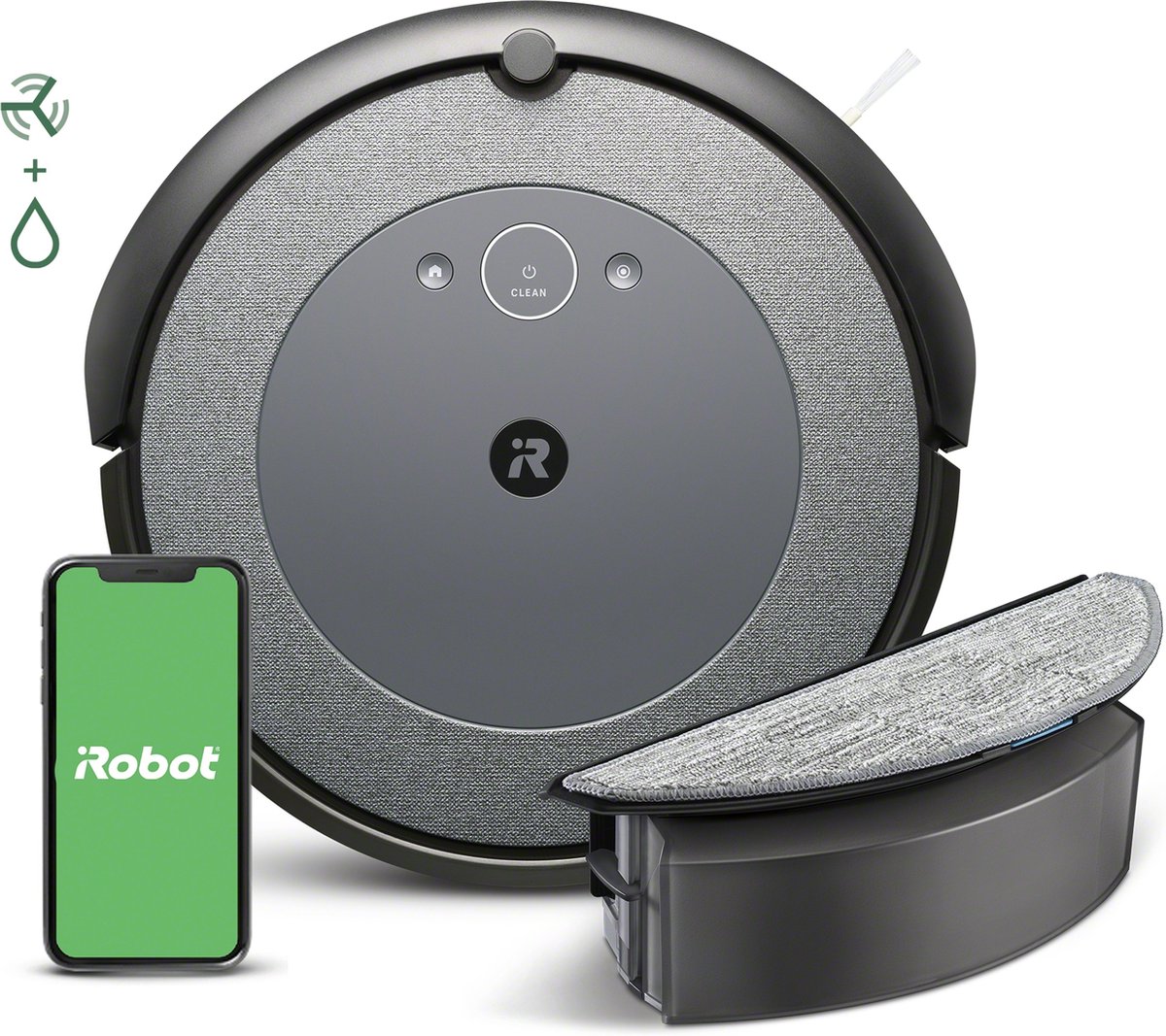iRobot Roomba Combo i5 - Robotstofzuiger met Dweilfunctie