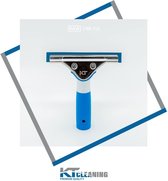 KT Cleaning - Raamtrekker Professioneel 15cm met Ergo Handvat - Raamwisser met Verwisselbaar Rubber - Douchewisser voor een streepvrij effect – Ramenwasser