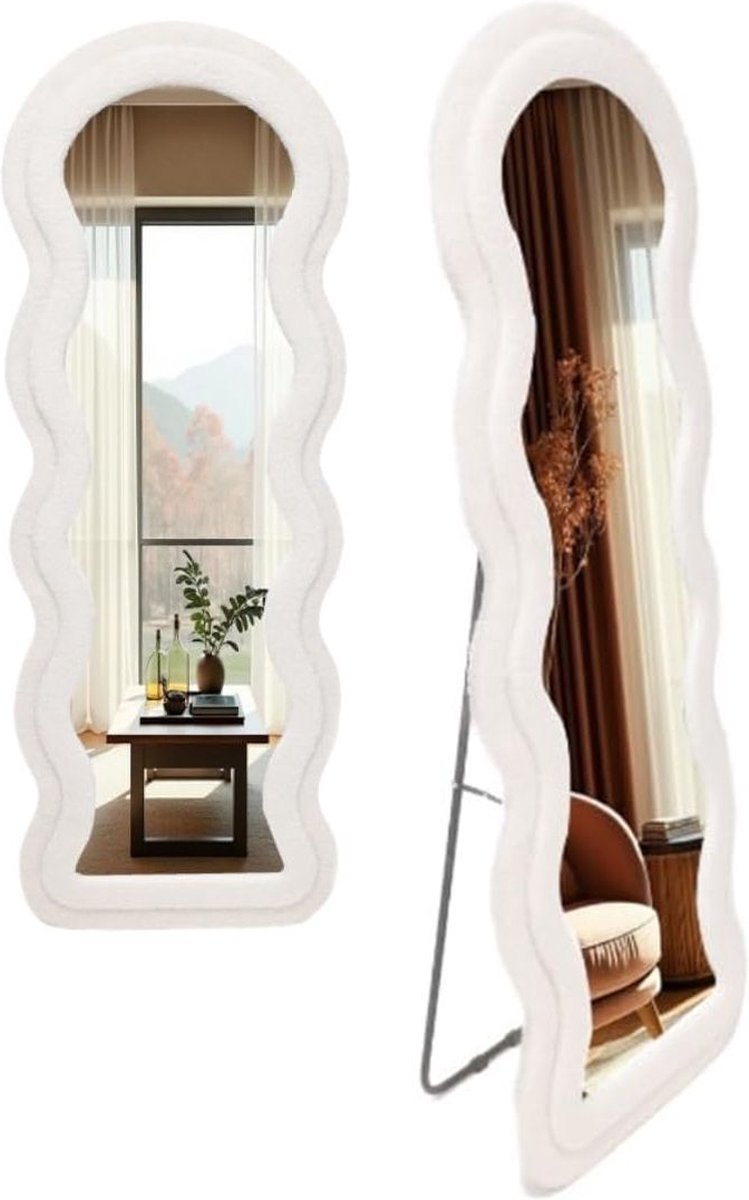 VELTRR® Passpiegel Staand - Slaapkamer Spiegel - Wandspiegel