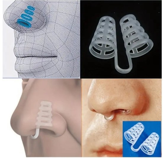 Livano Anti Snurk - Snore Stopper - Sangle - Attelle de Sangle Enfant - Clip - Appareil - Ronflement - 5pcs