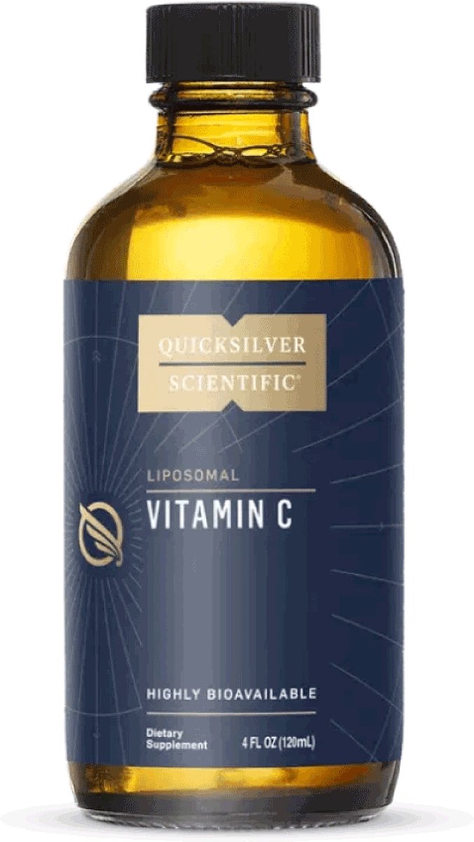 Quicksilver Scientific - Liposomal Vitamine C - 120 ml - Hoge Biobeschikbaarheid - Handig Vloeibaar en Gemakkelijk te Doseren - Voedingssupplementen