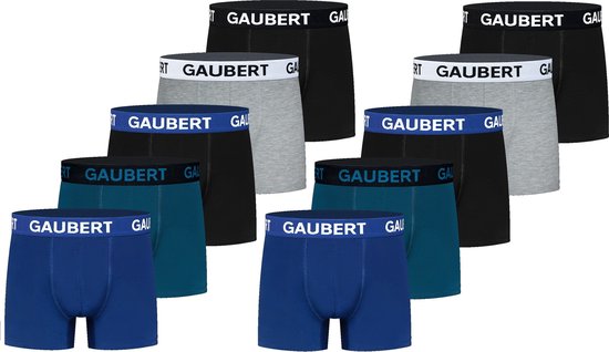 Gaubert - Heren Boxershorts 10-Pack - Multicolor - premium katoen - Maat M