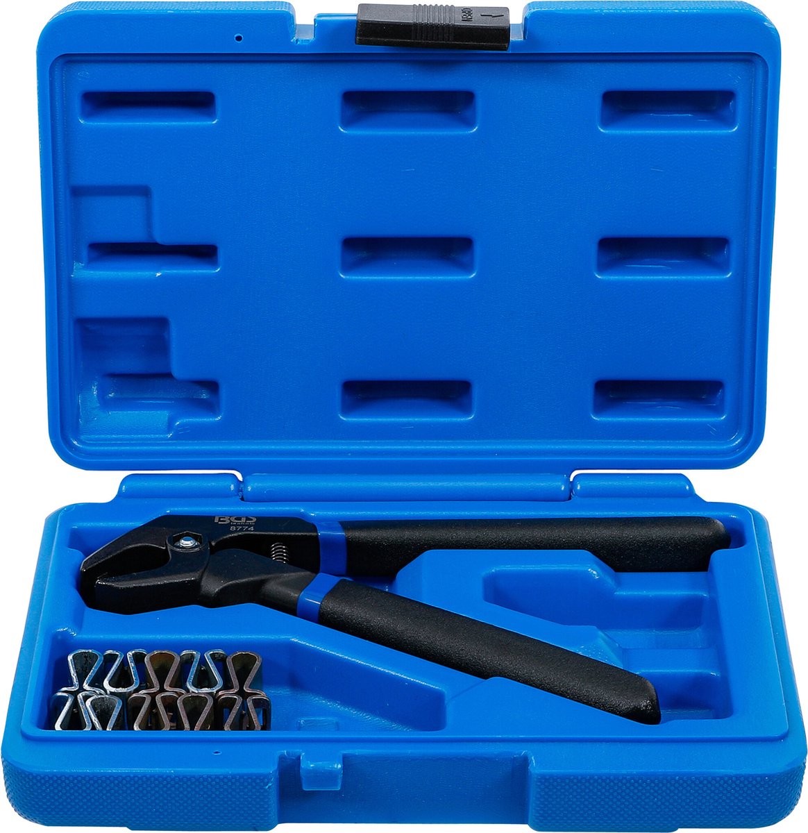 BGS bevestigingsklemmen set met klemtang 11 stuks - 8774