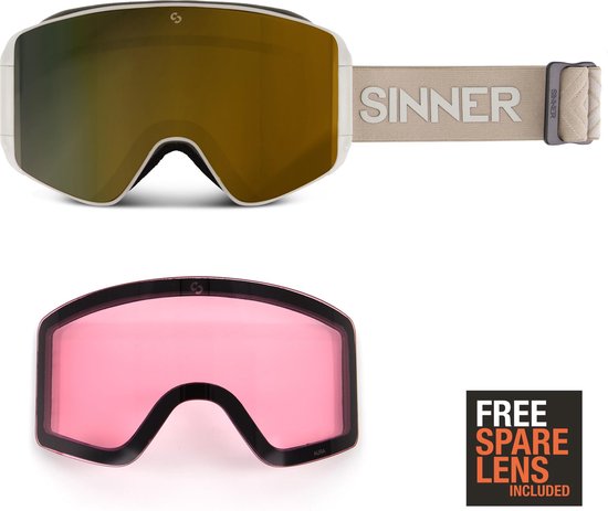 SINNER AURA Skibril Met Wisselbare Lenzen