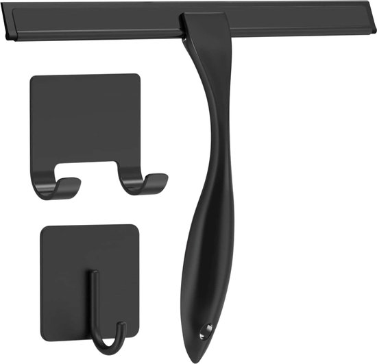 Vloertrekker Badkamer - incl. zelfklevende haak - Makkelijk opbergen - Geen strepen - Douchewisser - Ramenwisser - Luft