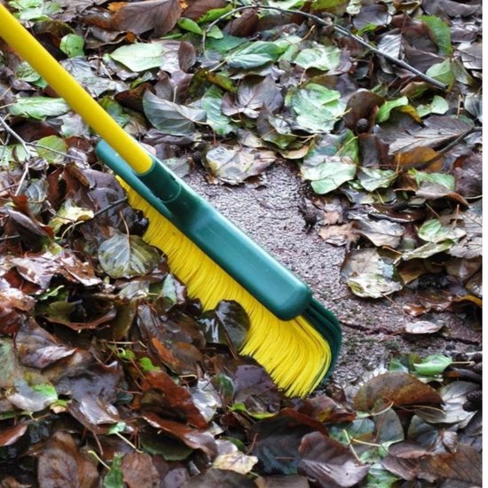 Synx Tools Tuinkrabber 3 Tanden Met Steel 150cm & Synx Tools Klauwbezem 28cm - bezem buiten - straatbezem - krallenbezem - Telescopische steel 70 - 140cm - 28cm -Cultivator - Verzinkt - Hark - Harken van Synx Tools — afbeelding 5