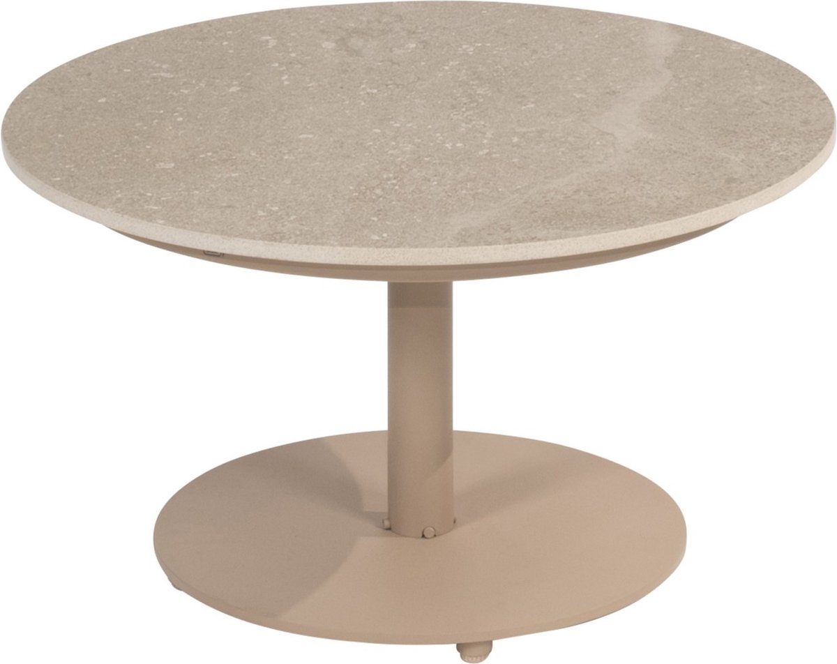 4 Seasons Outdoor Boaz table basse en céramique Ø60 cm - latte