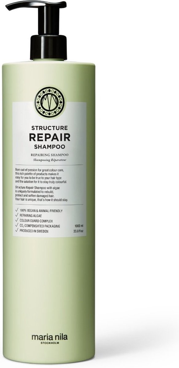 Maria Nila - Structure Repair Shampoo - 1000ml