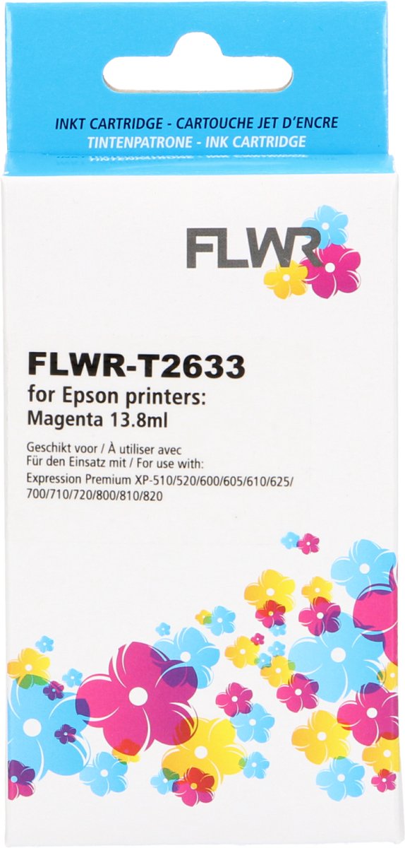 FLWR - Inktcartridge / 26XL / Magenta - Geschikt voor Epson