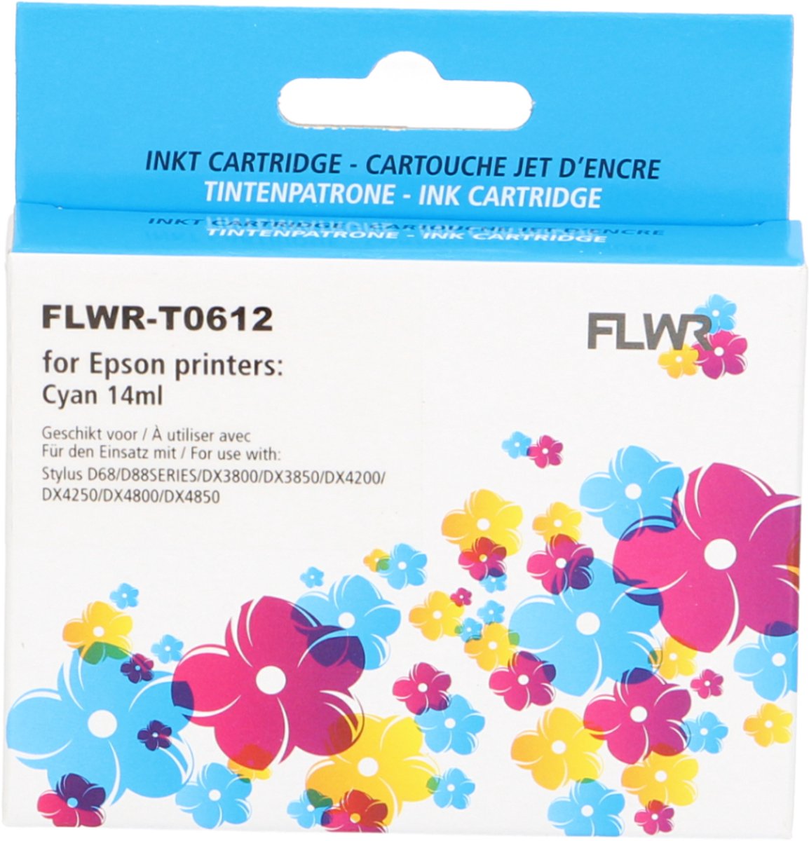 FLWR - Cartridges / Epson T0612 / cyaan / Geschikt voor Epson