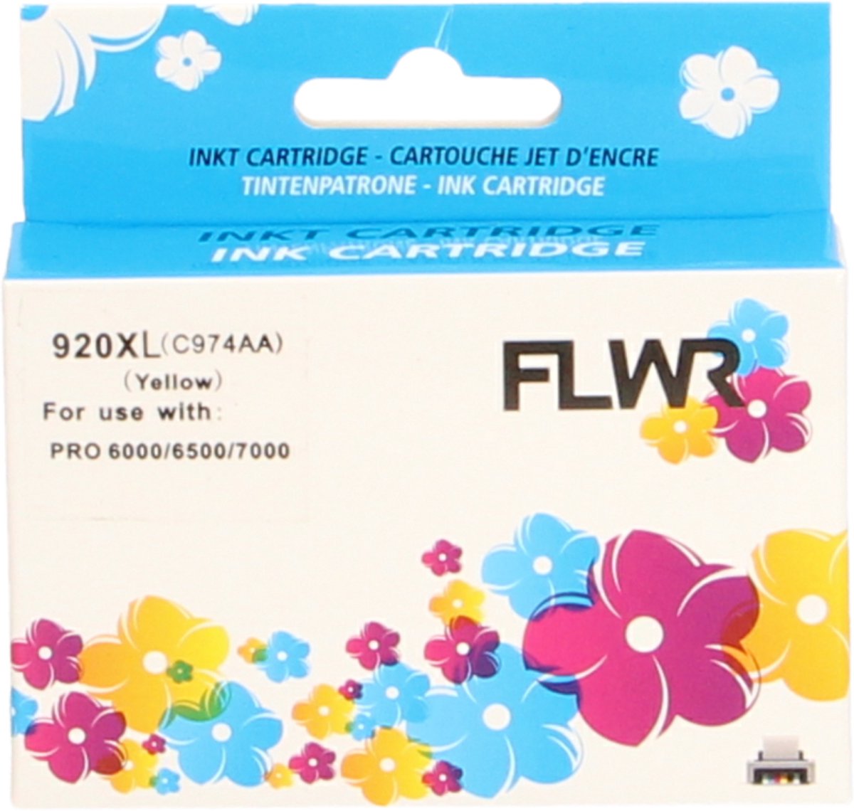FLWR - Inktcartridge / Alternatief voor de HP 920XL / Geel