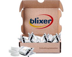 Blixer - 50 - universele ontkalkingstabletten - ontkalker - koffiemachine - waterkoker ontkalker - koffiemachine - antikalktablet - Geschikt voor o.a. Bosch Jura Melitta Miele Philips Saeco Siemens - Universeel