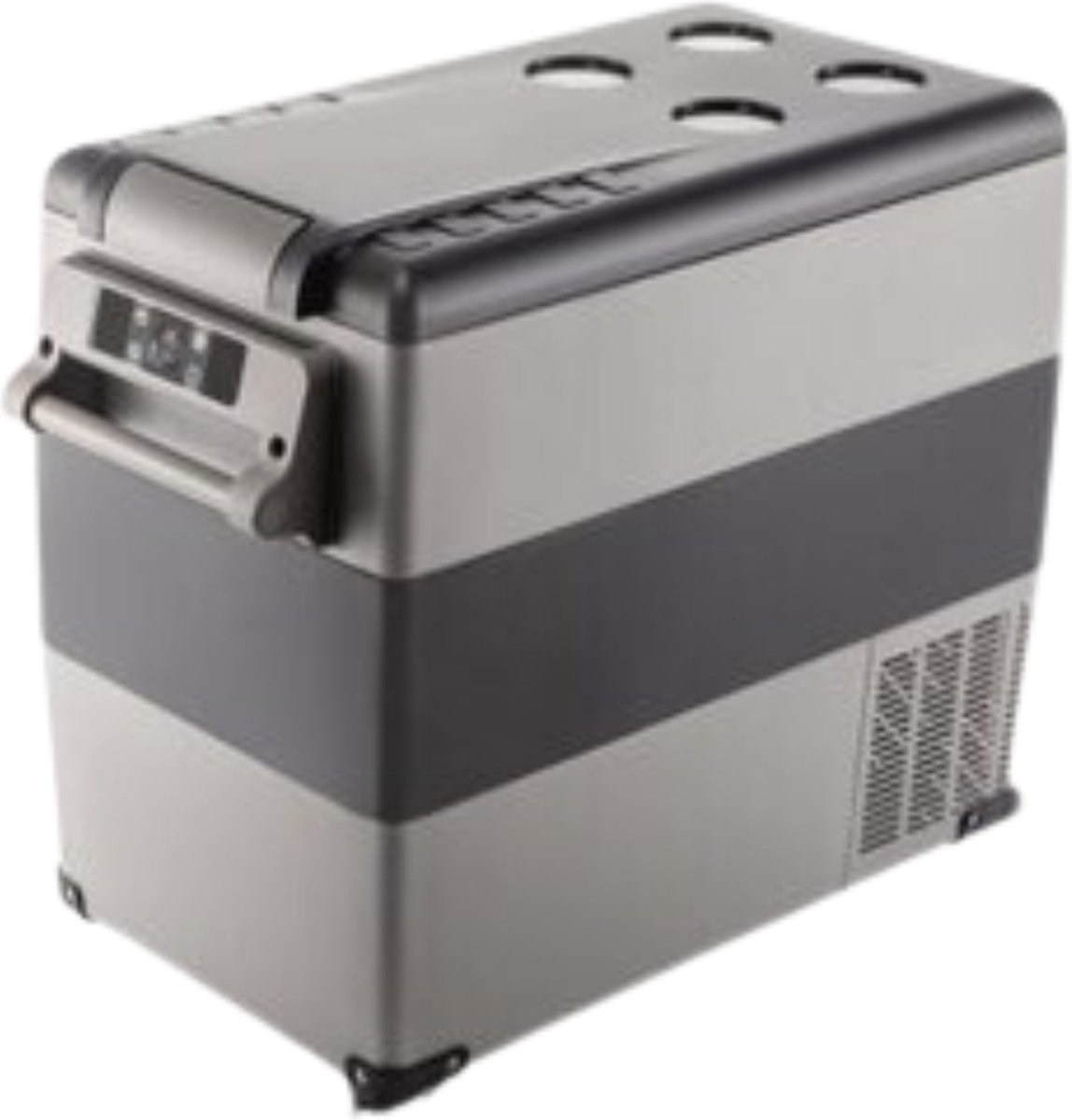 Zwart/Grijs - Koelbox en Vriezer - Auto Koelbox - Friggo - Met Display - 35L - Met Wielen