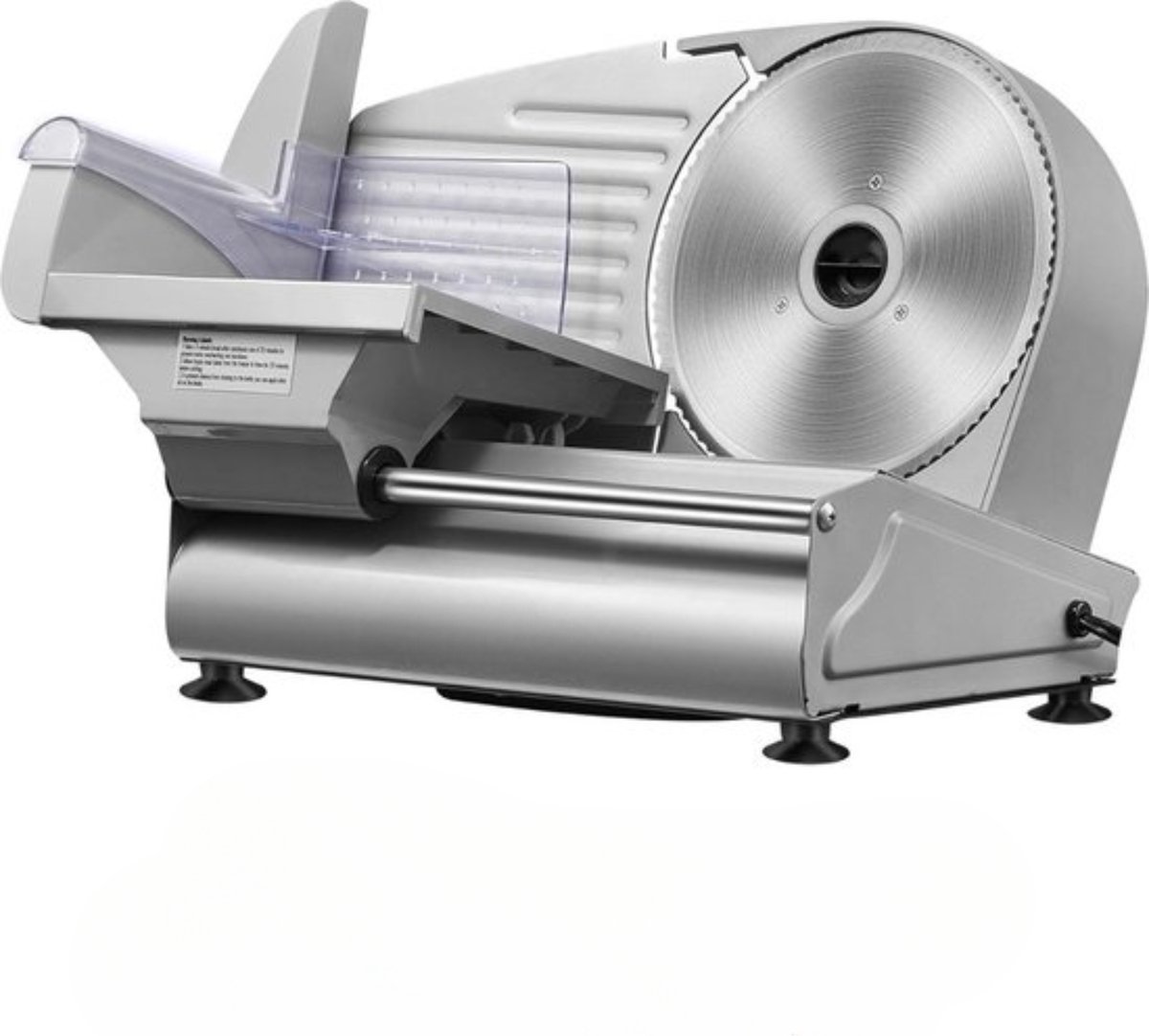 Allessnijder - Professionele Vleessnijmachine - Snijmachine - Voor Thuis - RVS - Grijs