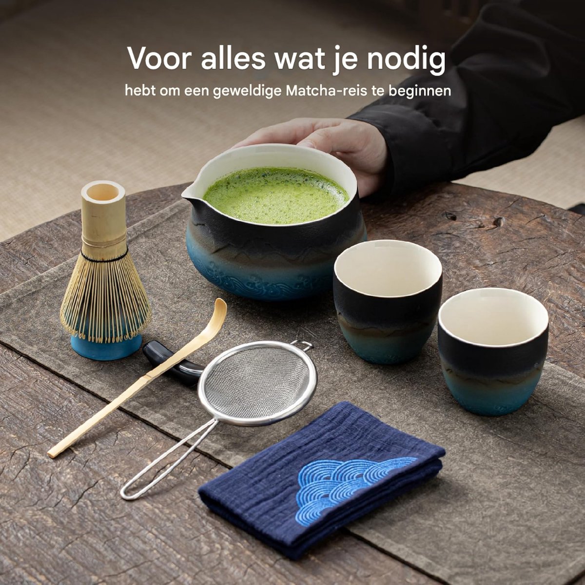 Matcha Set, Japanse theeset (7-delig), Matcha-gardeset