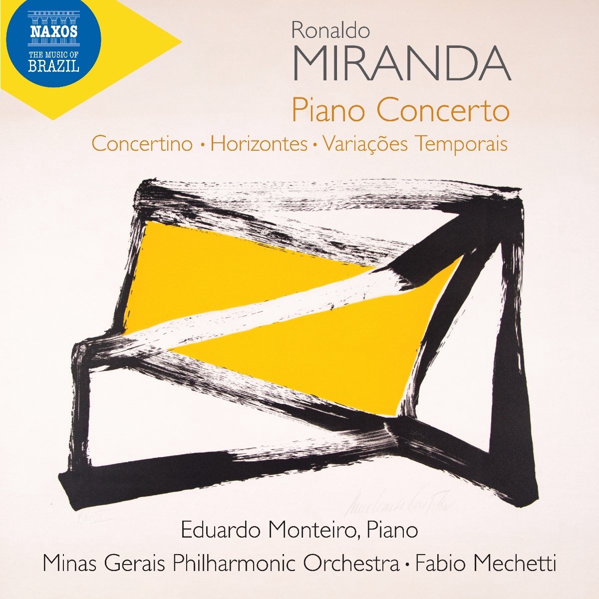 Eduardo Monteiro, Minas Gerais Philharmonic Orchestra, Fabio Mechetti - Piano Concerto; Concertino; Horizontes; Variacoes Temporais (CD)