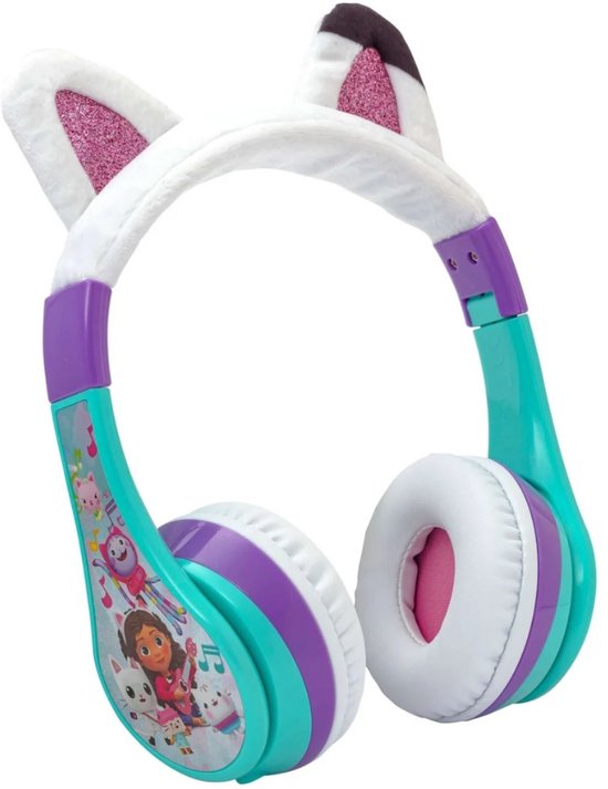 Gabby's Poppenhuis - draadloze kinderkoptelefoon - pluche - Gabby's - €39,99