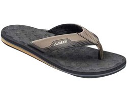 Reef The Ripper Heren Slippers - Zwart/Bruin - Maat 43