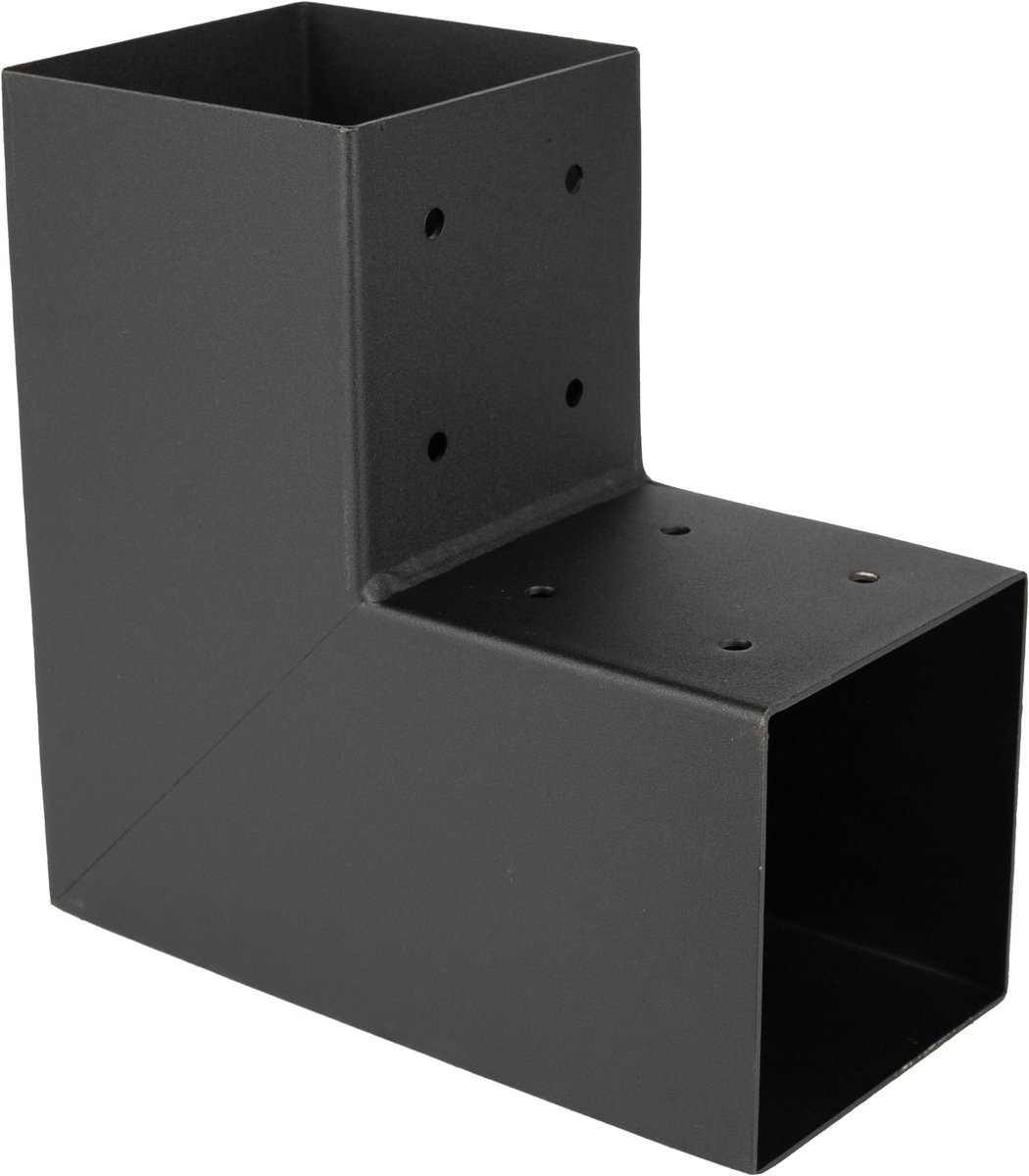 Wovar Pergola Hoekverbinding Zwart voor 12 x 12 cm balken kubus model | Per Stuk