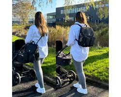 Dooky Luiertas - Schoudertas - 2 in 1 - Black