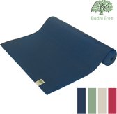 Bodhi Tree® Yogamat 6mm - 183x61cm - Studio Yoga Mat Extra Dik - Anti slip Yogamatten met Draagriem - Fitness Mat Sportmat - Blauw Donkerblauw
