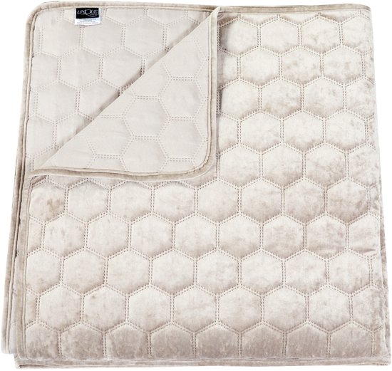 Unique Living - Couvre-lit Peggy Dove White - 170x220cm