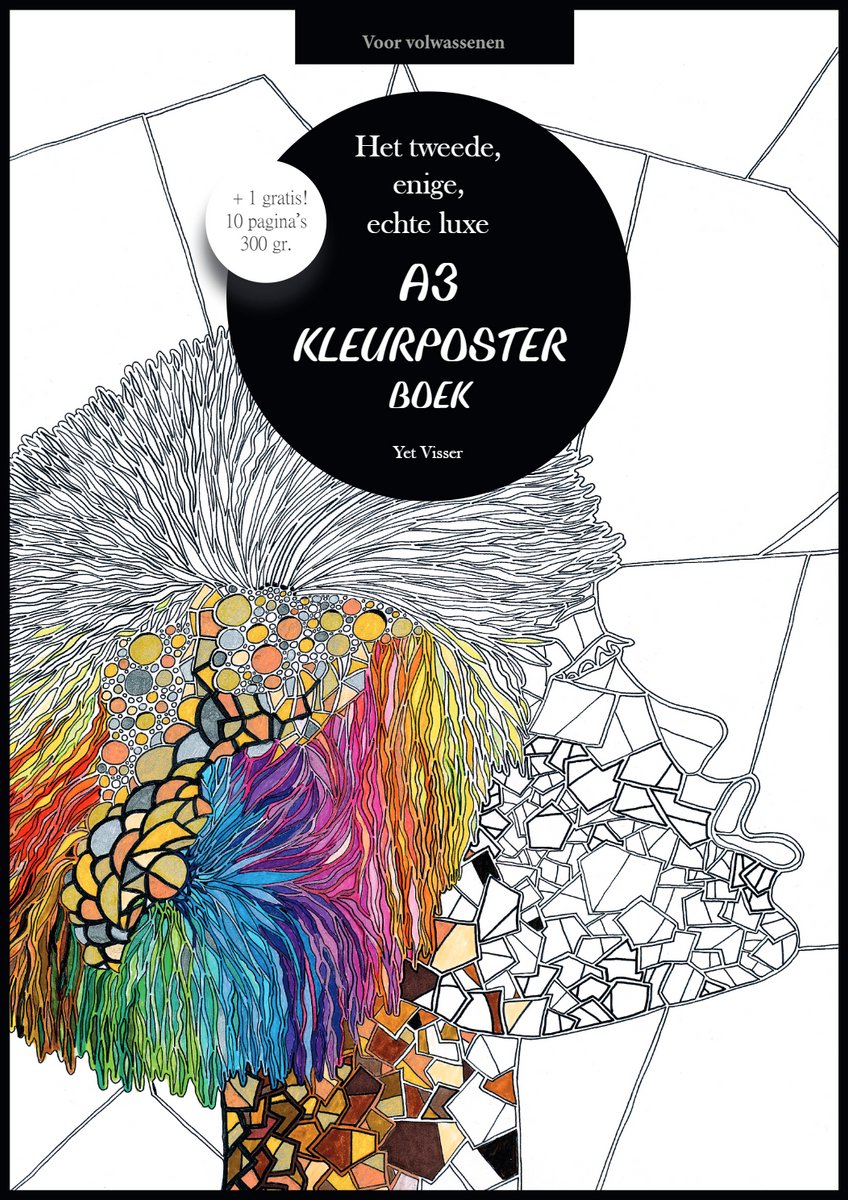 Yet Visser Kleurboek A3, Het tweede, enige, echte luxe Kleurposterboek