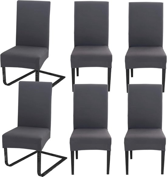 eSituro Set van 5 universele individuele stoelhoezen voor auto, beschermhoes beschermer, dik gevoerd, rood