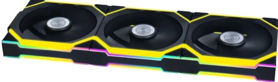 Lian Li Uni Fan SL Wireless LCD 120 Reverse Blade (noir) - Pack de 3