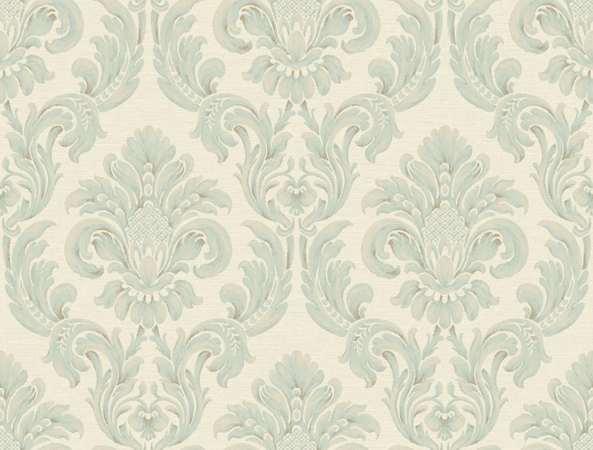 Groen vintage behang 256153