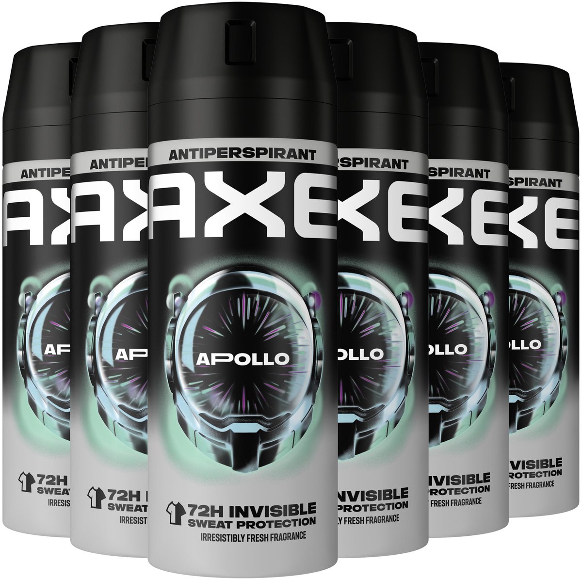 Axe Apollo Anti-transpirant Spray - 6 x 150 ml - Voordeelverpakking
