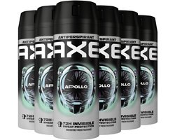 AXE Anti-transpirant Spray - Apollo - 6 x 150 ml - Voordeelverpakking