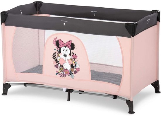 Zylo® Campingbedje Baby - Reisbedjes - Baby Klamboe - Lichtroze - 128cm x 76cm x 69cm