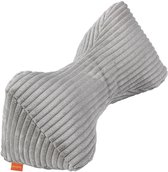 Coussin de lecture sleepling 38 x 18 cm, gris argenté, pied de lecture en microfibre douce (380 gr./m²), certifié Ökotex, lavable à 30 degrés