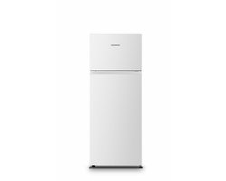 Heinner HF-HS205E++ Koel-vriescombinatie – 206 L – LED-verlichting – Omkeerbare Deur – Mechanische Thermostaat – Wit – 5 Jaar Garantie