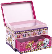 Paw Patrol speelgoed Totum sieradendoosje versieren met mozaïek - creatief knutselen meisjes en jongens vanaf 3 jaar 15 x 10 x 10 cm - cadeautip