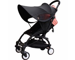 Opvouwbare Babywagen Zonnescherm - UPF50+ UV-Bescherming - Waterdicht - Universeel Passend - 1 Stuks