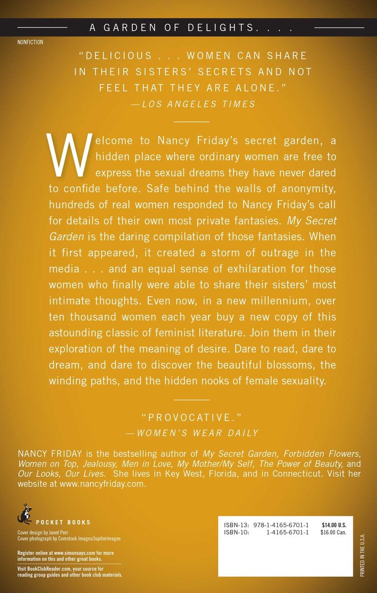 My Secret Garden - back cover