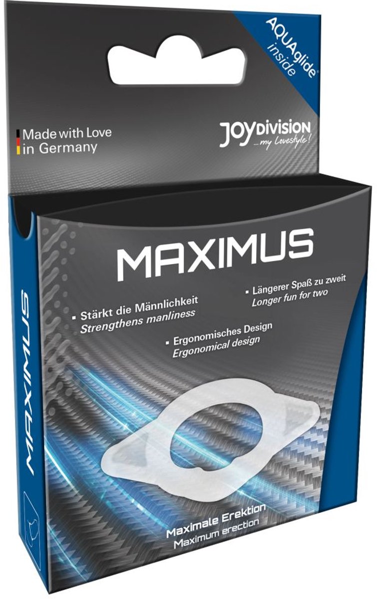 Joydivision Maximus Penisring, 17 mm, transparant
