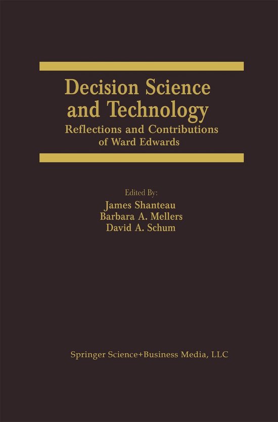 Decision Science and Technology - cover