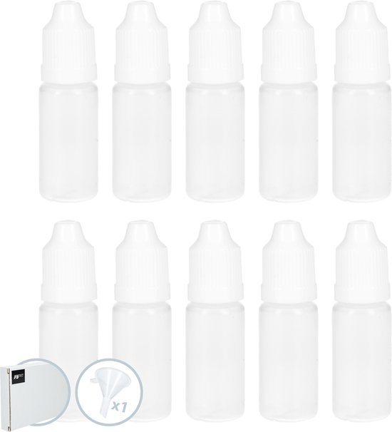 Druppelfles - Van PP Copolymeer, Druppelsluiting en dop van PP._x000D