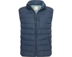 Mario Russo Bodywarmer - Bodywarmer heren - Bodywarmers - Bodywarmer heren outdoor - Jas heren - Tussenjas - Waterafstotend - Navy